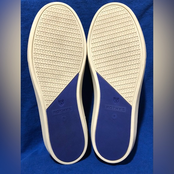 Rothy's White Slip-Ons with Colorful Trim - Picture 11 of 11